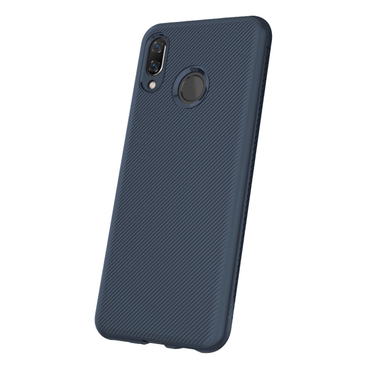 lenuo Leshen Series Stripe Texture TPU Case for Huawei nova 3 (Blue)