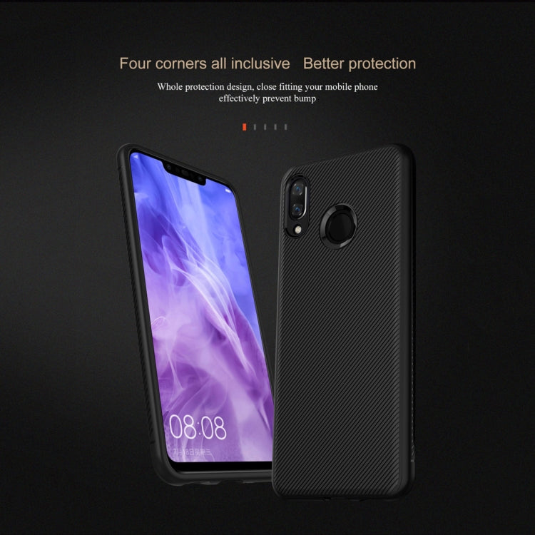 lenuo Leshen Series Stripe Texture TPU Case for Huawei nova 3 (Blue)