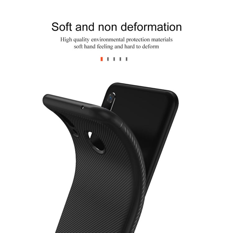 lenuo Leshen Series Stripe Texture TPU Case for Huawei nova 3 (Blue)