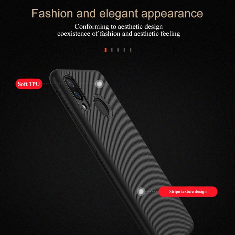 lenuo Leshen Series Stripe Texture TPU Case for Huawei nova 3 (Blue)