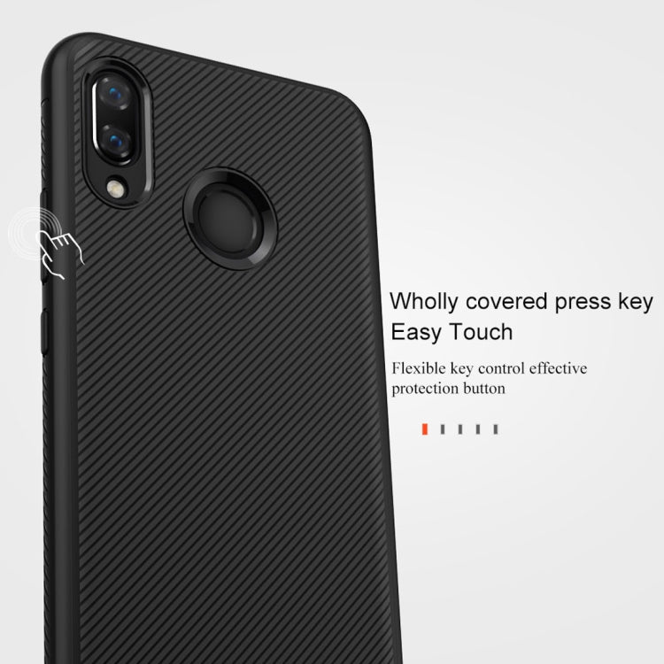 lenuo Leshen Series Stripe Texture TPU Case for Huawei nova 3 (Blue)