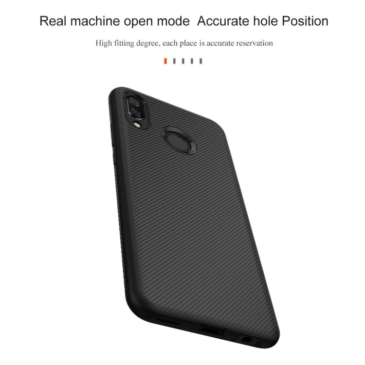 lenuo Leshen Series Stripe Texture TPU Case for Huawei nova 3 (Blue)