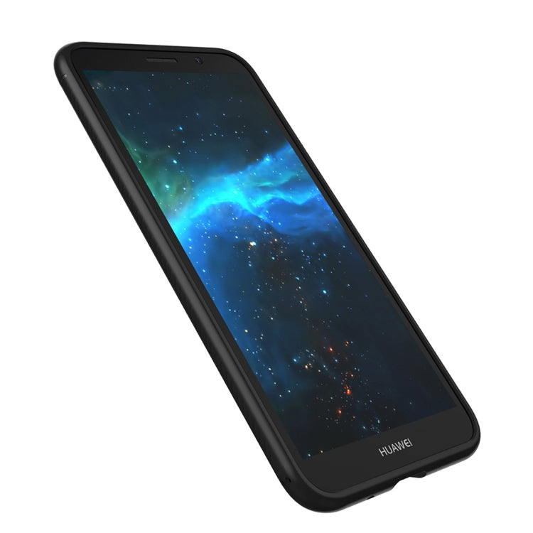 lenuo Leshen Series Stripe Texture TPU Case for Huawei Y5 Prime (2018)(Black)