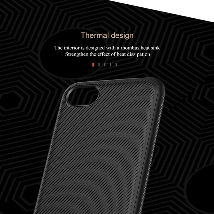 lenuo Leshen Series Stripe Texture TPU Case for Huawei Y5 Prime (2018)(Black)
