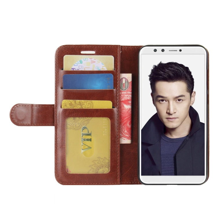 For Huawei  Honor 9 Lite Crazy Horse Texture Horizontal Flip Leather Case with Holder & Card Slots & Wallet
