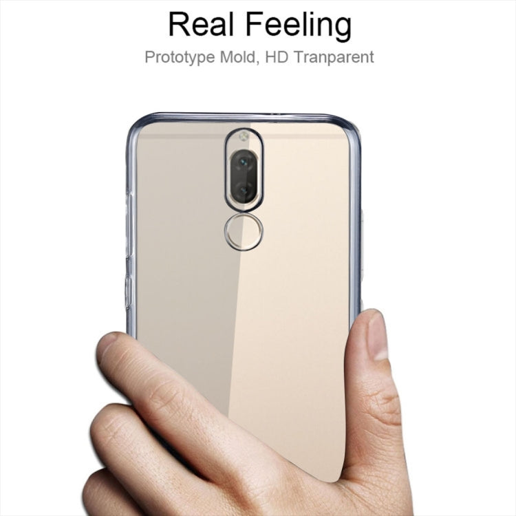 50 PCS 0.75mm Transparent TPU Case for Huawei Maimang 6 / Mate 10 Lite