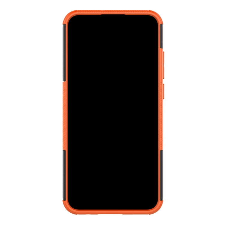 Tire Texture TPU+PC Shockproof Case for Huawei P Smart+ 2019, with Holder