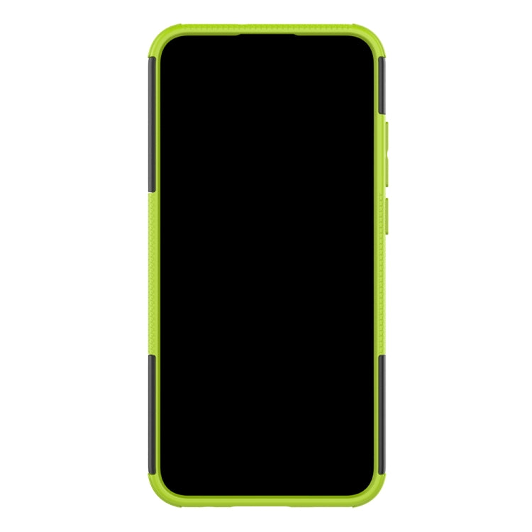 Tire Texture TPU+PC Shockproof Case for Huawei P Smart+ 2019, with Holder