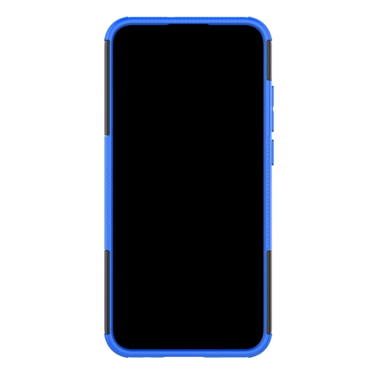 Tire Texture TPU+PC Shockproof Case for Huawei P Smart+ 2019, with Holder