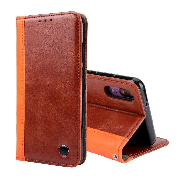 Retro Book Design Horizontal Flip PU Leather Case for Huawei P20, with Holder & Card Slots