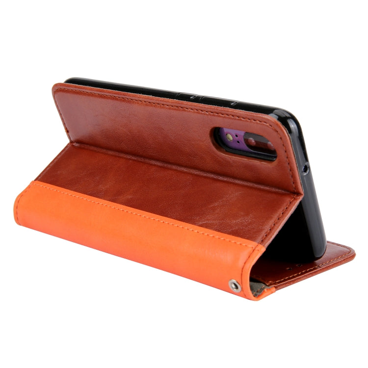 Retro Book Design Horizontal Flip PU Leather Case for Huawei P20, with Holder & Card Slots