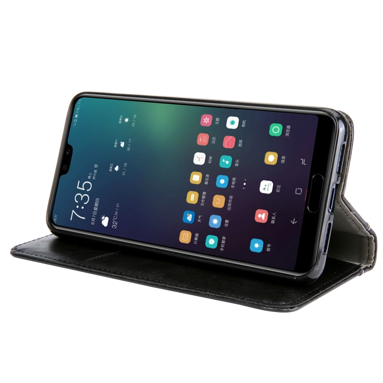 Retro Book Design Horizontal Flip PU Leather Case for Huawei P20 Pro, with Holder & Card Slots