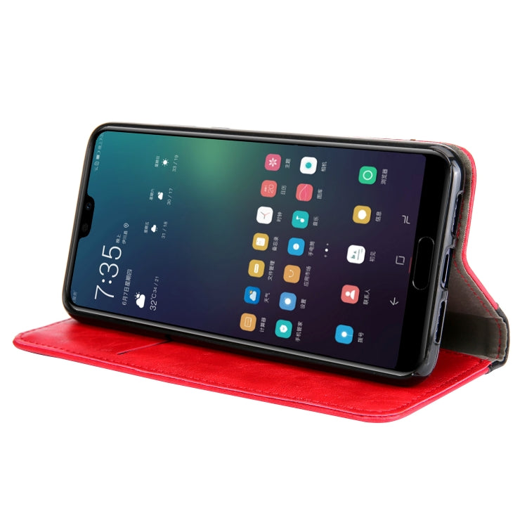 Retro Book Design Horizontal Flip PU Leather Case for Huawei P20 Pro, with Holder & Card Slots