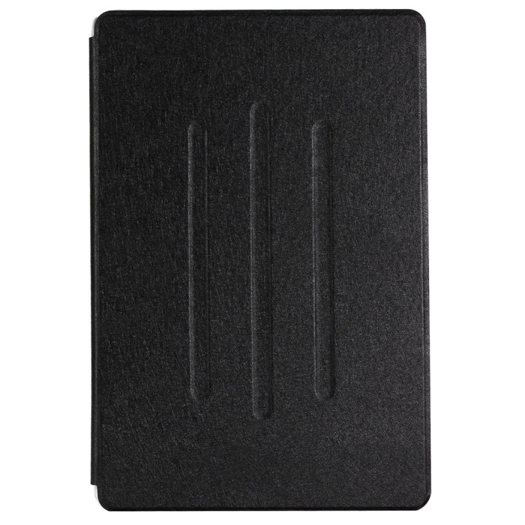 For Huawei MediaPad M5 10.8 inch Silk Texture Horizontal Flip PU Leather Case with Holder