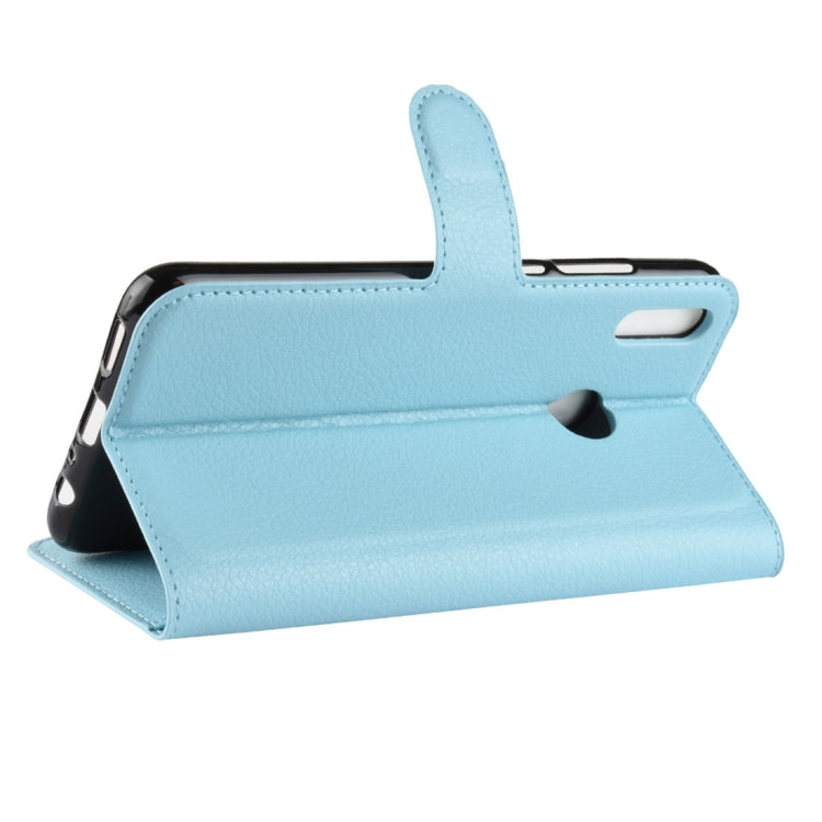 Litchi Texture Horizontal Flip Leather Case for Huawei Honor 8X, with Holder & Card Slots & Wallet & Photo Frame