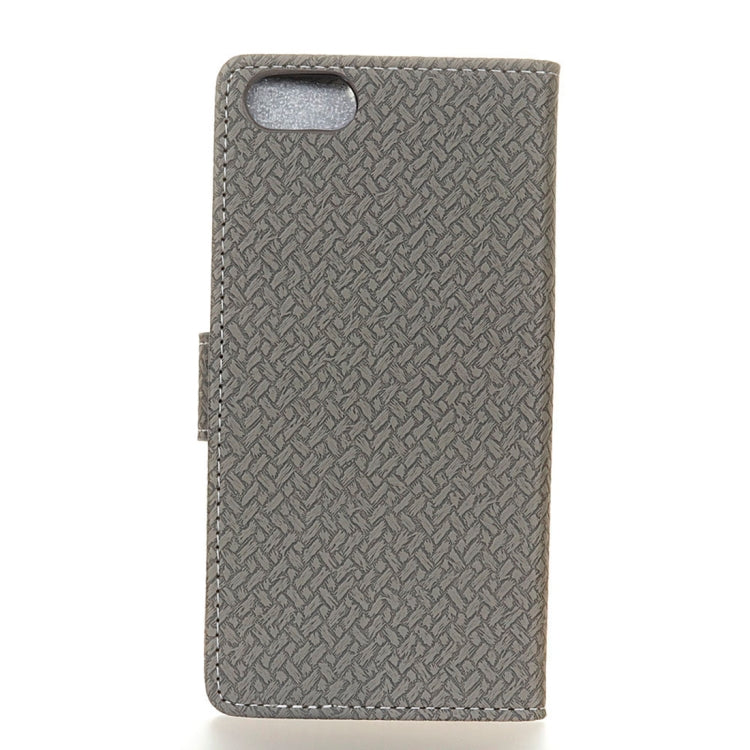 Knit Texture Horizontal Flip Leather Case for Huawei Y5 2018 / Y5 Prime 2018 / Honor 7S / Honor Play 7, with Holder & Card Slots & Photo Frame