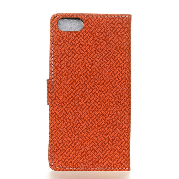 Knit Texture Horizontal Flip Leather Case for Huawei Y5 2018 / Y5 Prime 2018 / Honor 7S / Honor Play 7, with Holder & Card Slots & Photo Frame