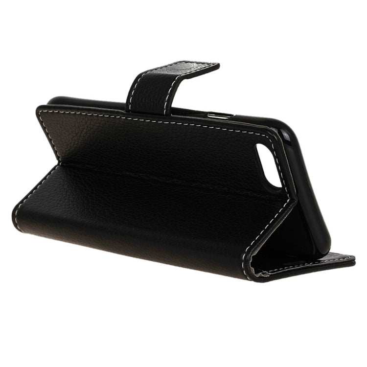 Litchi Texture Horizontal Flip Leather Case for Huawei Y5 2018 / Y5 Prime 2018 / Honor 7S / Honor Play 7, with Holder & Card Slots & Photo Frame