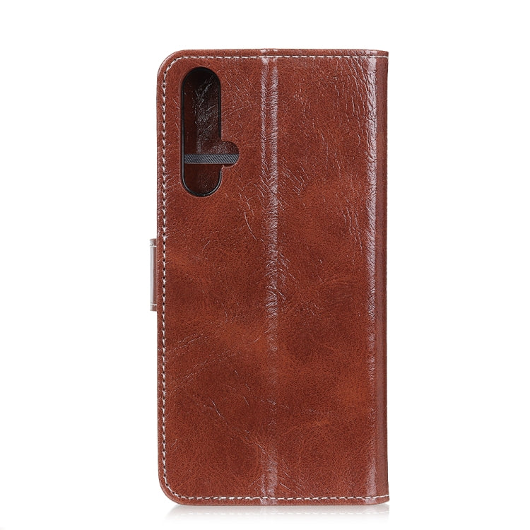 Magnetic Retro Crazy Horse Texture Horizontal Flip Leather Case for Huawei Nova 5, with Holder & Card Slots & Wallet