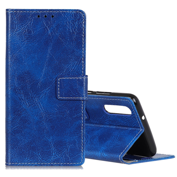Retro Crazy Horse Texture Horizontal Flip Leather Case for Huawei Y6 Pro (2019), with Holder & Card Slots & Photo Frame