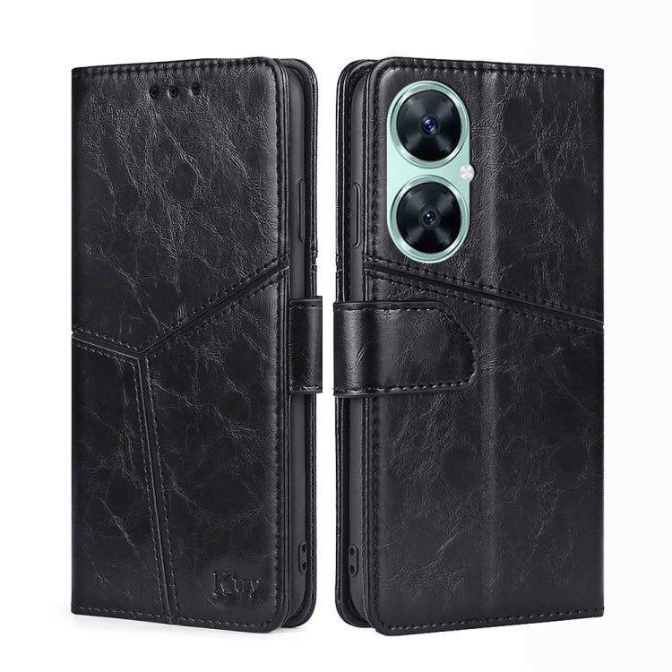 For Huawei Enjoy 60 Pro / nova 11i / Maimang 20 Geometric Stitching Flip Leather Phone Case