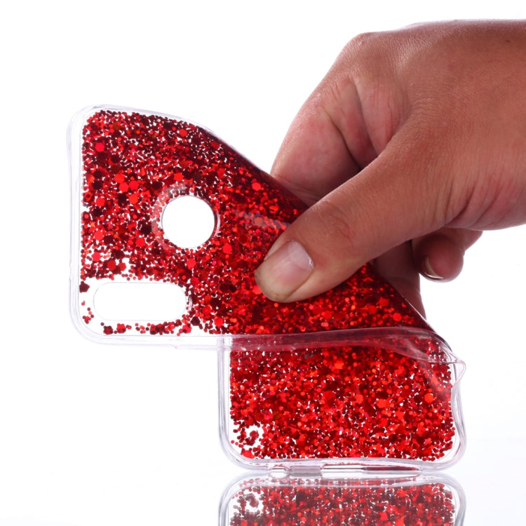 Colorful Glitter Powder Style Protective Soft Cover for Huawei P20 Lite / Nova 3e