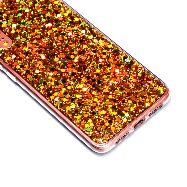 Colorful Glitter Powder Style Protective Soft Cover for Huawei P20