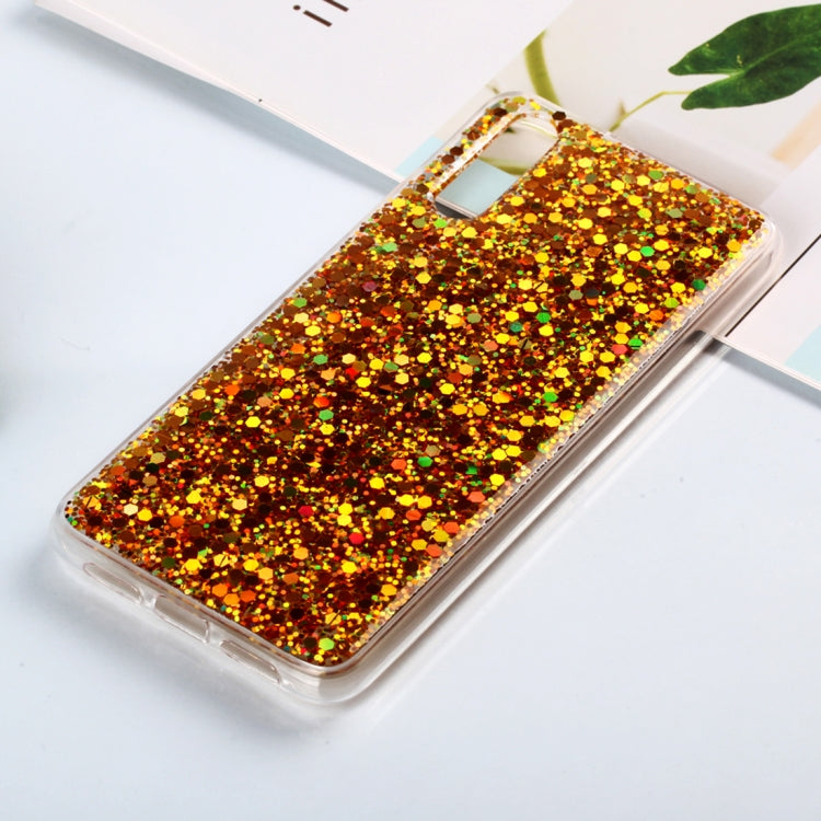 Colorful Glitter Powder Style Protective Soft Cover for Huawei P20