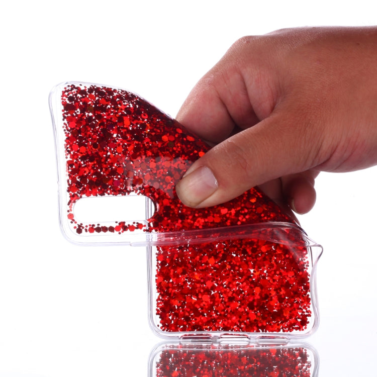 Colorful Glitter Powder Style Protective Soft Cover for Huawei P20