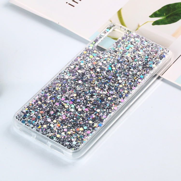Colorful Glitter Powder Style Protective Soft Cover for Huawei P20