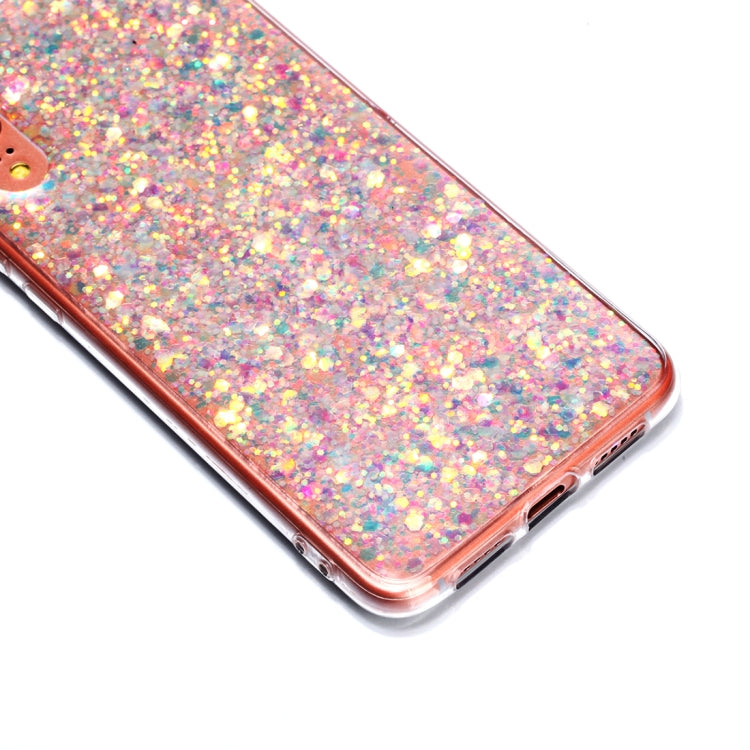 Colorful Glitter Powder Style Protective Soft Cover for Huawei P20