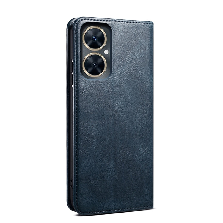 Oil Wax Crazy Horse Texture Leather Phone Case For Huawei Maimang 20 / Enjoy 60 Pro / nova 11i