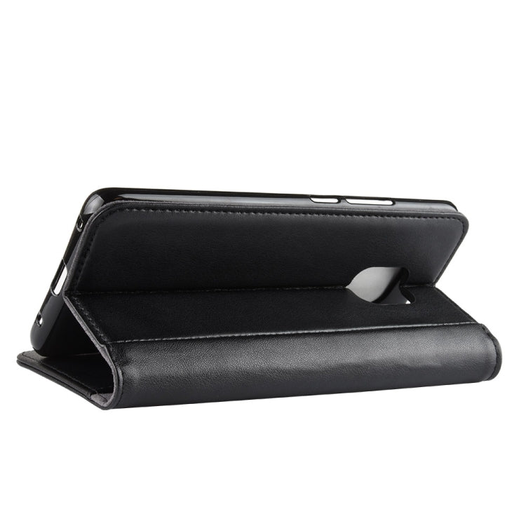 Horizontal Flip Genuine Leather Case for Huawei Mate 20 Pro, with Card Slots & Holder & Wallet