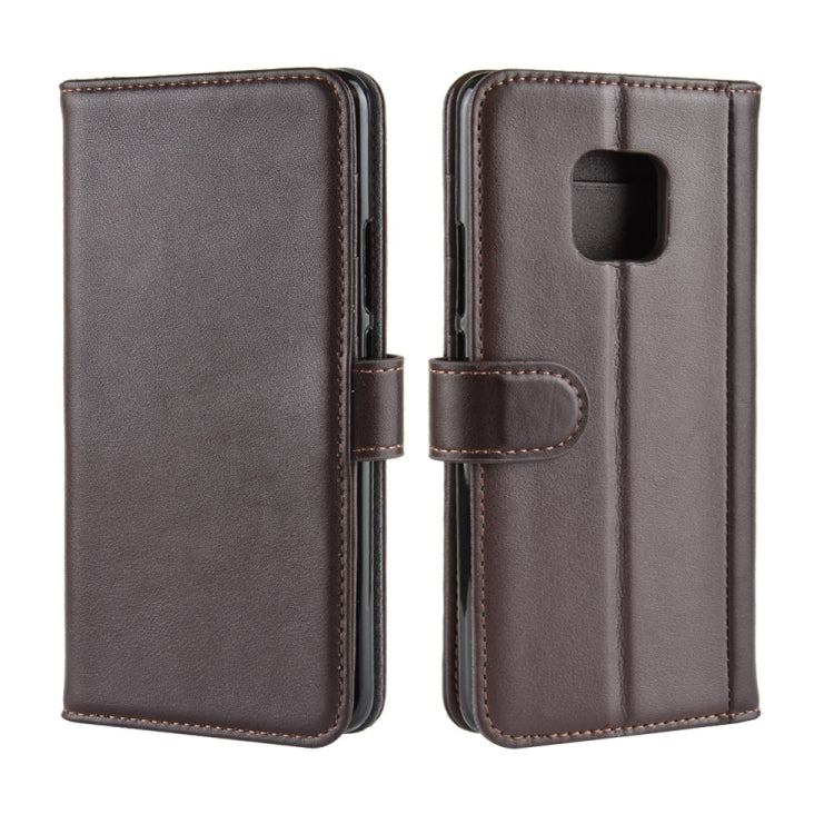 Horizontal Flip Genuine Leather Case for Huawei Mate 20 Pro, with Card Slots & Holder & Wallet
