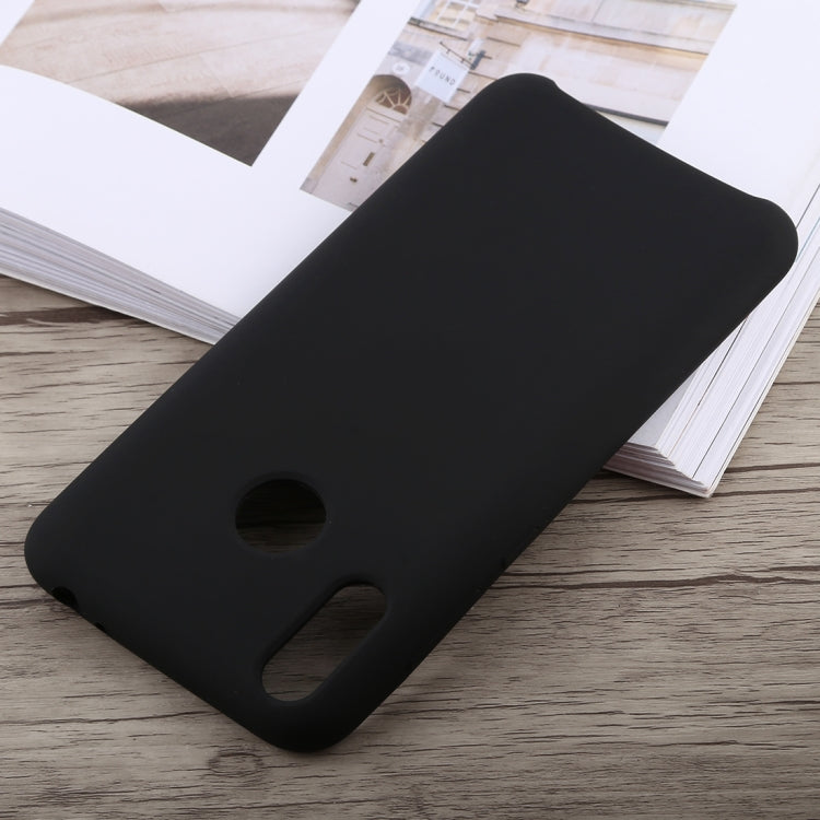 Solid Color Full Coverage Liquid Silicone Back Case for Huawei Honor 8C