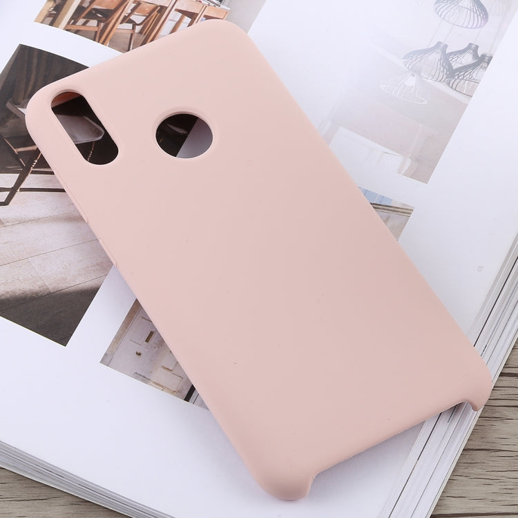 Solid Color Full Coverage Liquid Silicone Back Case for Huawei Honor 8C