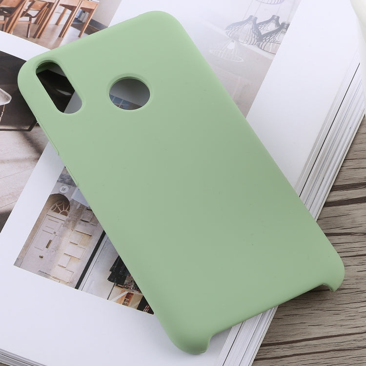 Solid Color Full Coverage Liquid Silicone Back Case for Huawei Honor 8C