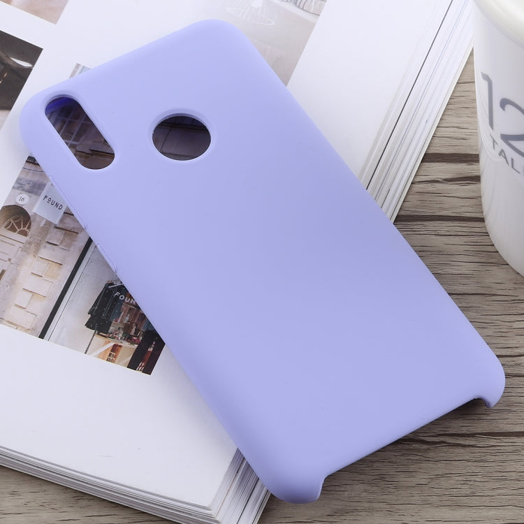 Solid Color Full Coverage Liquid Silicone Back Case for Huawei Honor 8C