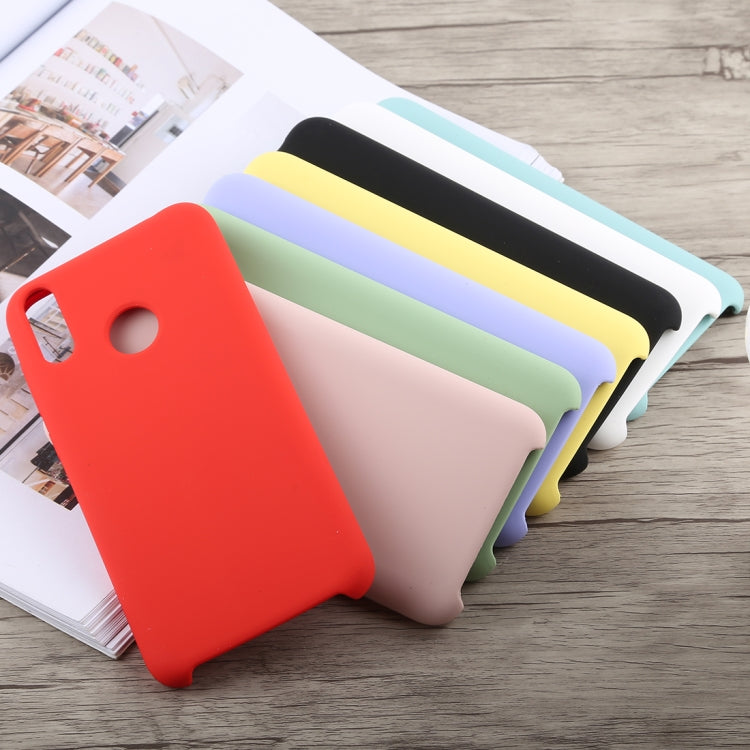 Solid Color Full Coverage Liquid Silicone Back Case for Huawei Honor 8C