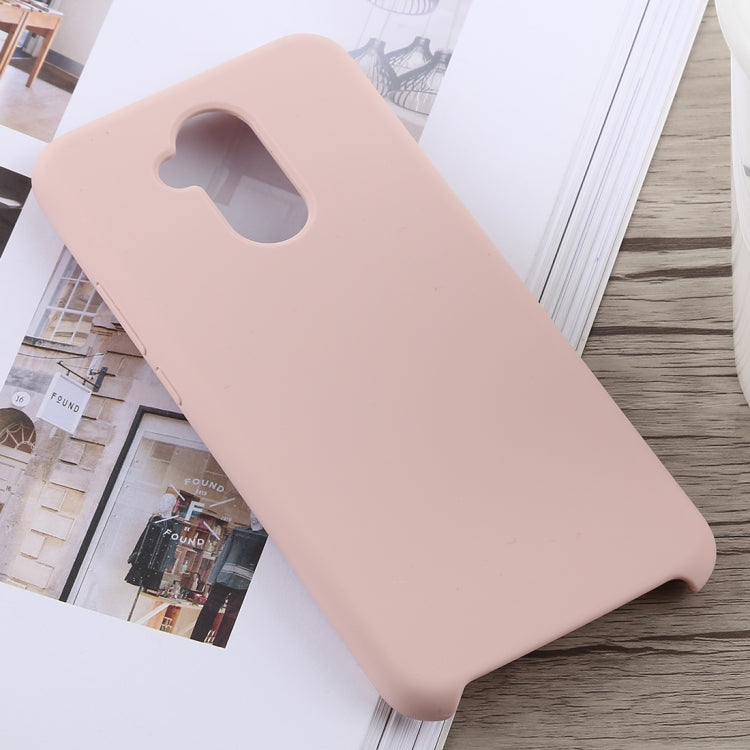 Solid Color Full Coverage Liquid Silicone Back Case for Huawei Mate 20 Lite