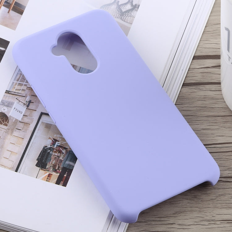 Solid Color Full Coverage Liquid Silicone Back Case for Huawei Mate 20 Lite