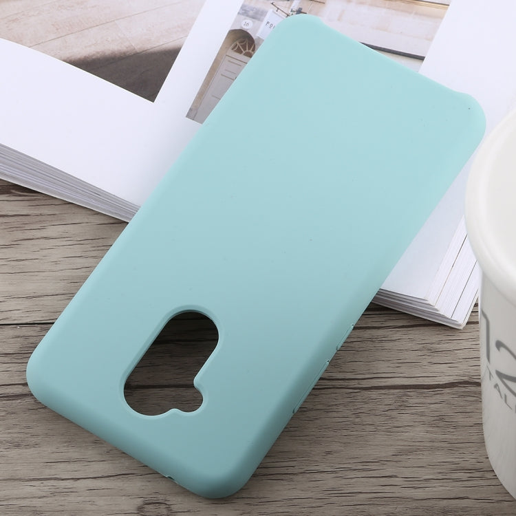 Solid Color Full Coverage Liquid Silicone Back Case for Huawei Mate 20 Lite