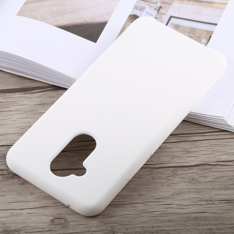 Solid Color Full Coverage Liquid Silicone Back Case for Huawei Mate 20 Lite