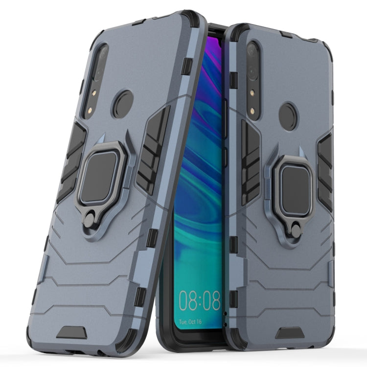 PC + TPU Shockproof Protective Case for Huawei P Smart Z / Y9 Prime (2019), with Magnetic Ring Holder
