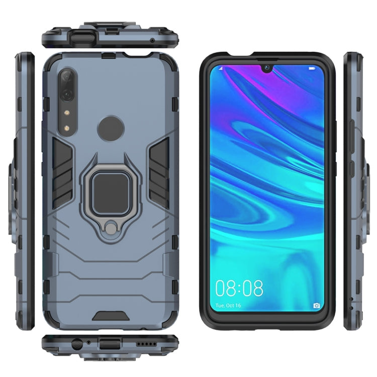 PC + TPU Shockproof Protective Case for Huawei P Smart Z / Y9 Prime (2019), with Magnetic Ring Holder
