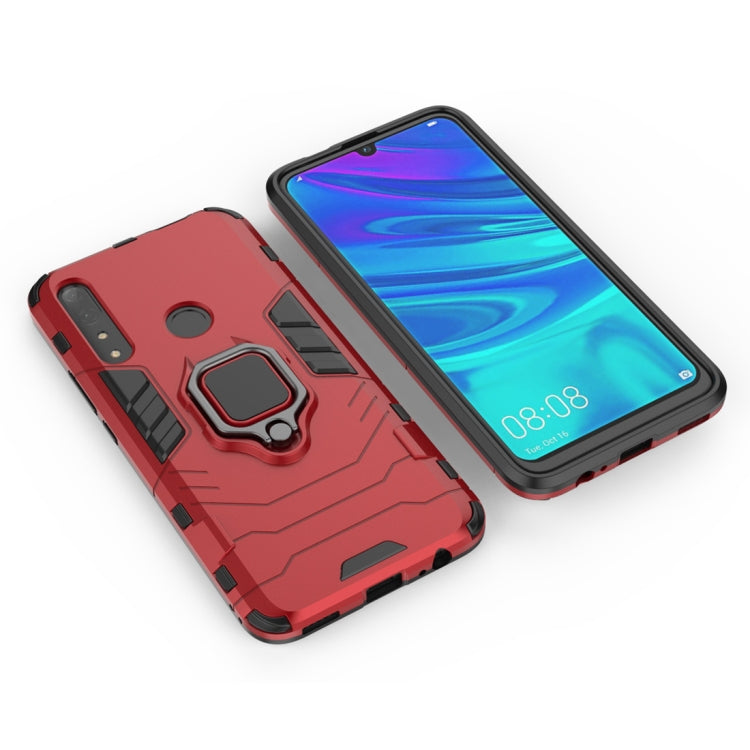 PC + TPU Shockproof Protective Case for Huawei P Smart Z / Y9 Prime (2019), with Magnetic Ring Holder