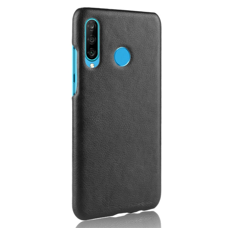 Shockproof Litchi Texture PC + PU Protective Case for Huawei P30 Lite