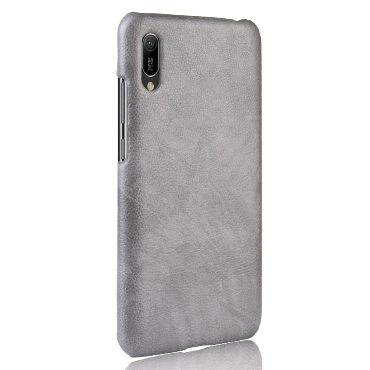Shockproof Litchi Texture PC + PU Protective Case for Huawei Y6 Pro (2019)