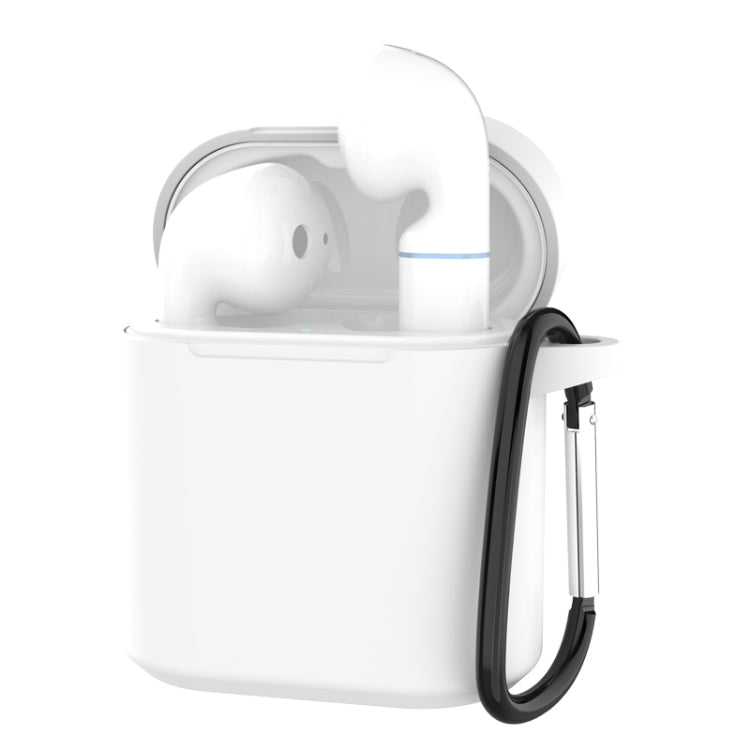 Silicone Charging Box Protective Case with Carabiner for Huawei Honor FlyPods / FlyPods Pro / FreeBuds2 / FreeBuds2 Pro