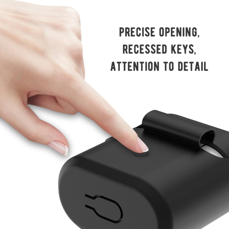 Silicone Charging Box Protective Case with Carabiner for Huawei Honor FlyPods / FlyPods Pro / FreeBuds2 / FreeBuds2 Pro